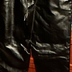 Nasty Gal Black PU Trousers